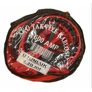 AKÜ TAKVİYE KABLOSU 600 AMP 2.20 MT
